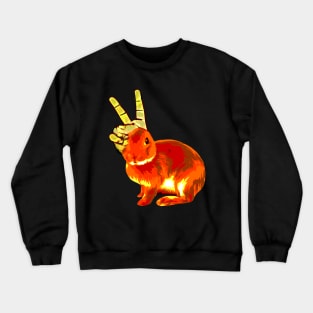 Bunny for Peace Crewneck Sweatshirt
